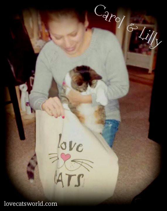"Thank you soo much for our tote!!! We love it!!! Mommy and Lilly are both very happy =^.^="