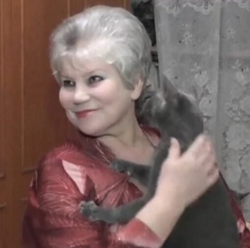 Ukrainian woman lives with 55 cats, in her one-bedroom apartment 